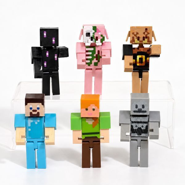 Фігурка Minecraft Скелет / Skeleton мініконструктор 5 см магнітні ноги 3145320653 фото
