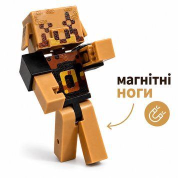 Фигурка Minecraft Піглін-громила / Piglin Brute мини-конструктор 5 см магнитные ноги 3145321232 фото