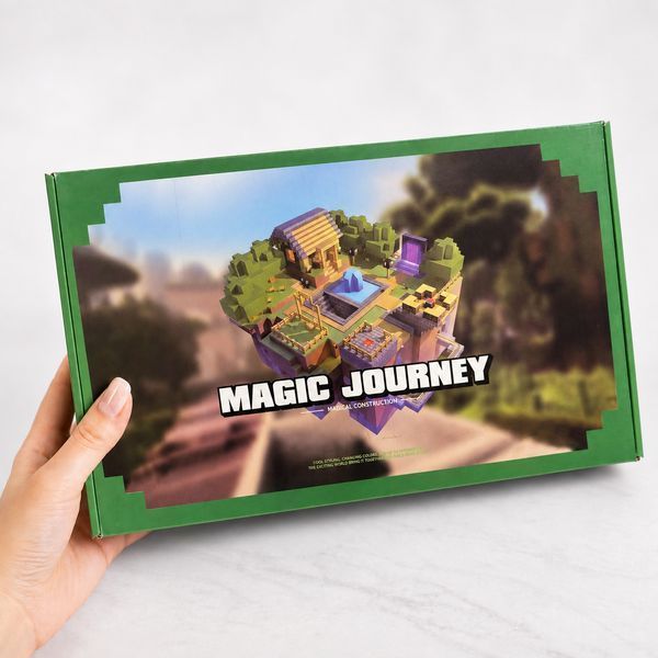 Магнітний конструктор Minecraft 200 шт по грі Майнкрафт Лістий Mk001067 3152393604 фото