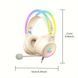 Накладные игровые наушники Onikuma X15 Pro проводные с гарнитурой и RGB-подсветкой белые T010074 фото 6