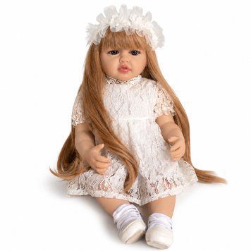 Реалистичная кукла Реборн 55 см полностью виниловая Doll Reborn Baby К0100313 К0100313 фото
