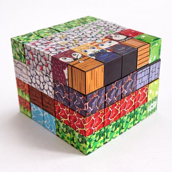 Магнитный конструктор Minecraft 100 шт по игре Майнкрафт Поиск сокровищ Mk001028 Mk001028 фото
