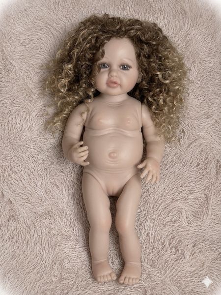 Реалістична Кукла Реборн 55 см повністю вінілова Doll Reborn Baby К0100506 К0100506 фото
