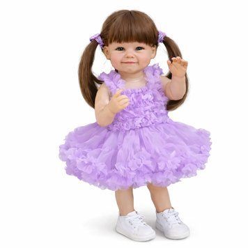 Реалістична Кукла Реборн 55 см повністю силіконова Doll Reborn Baby К0100616 К0100616 фото