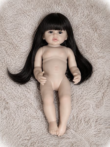 Реалістична Кукла Реборн 55 см повністю вінілова Doll Reborn Baby К0100203 К0100203 фото