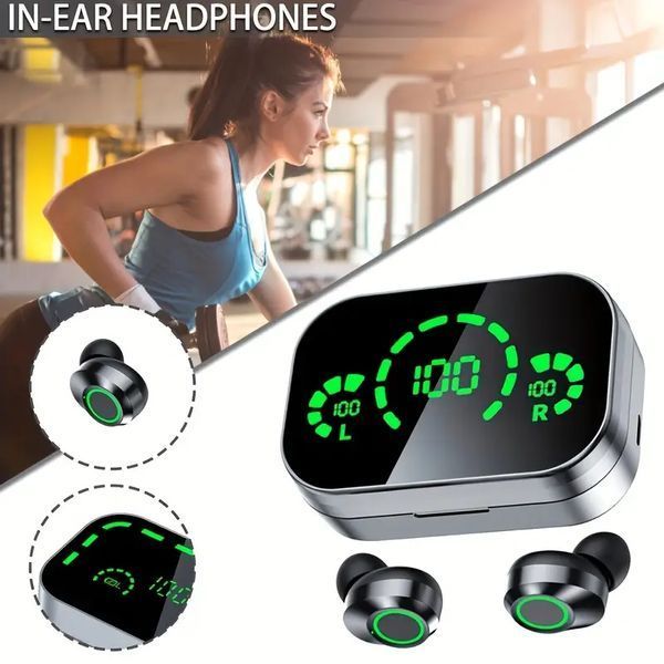 Беспроводные наушники Bluetooth Air Music ANKRIYUL YD04 с функцией Power Bank T010100 фото
