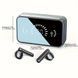 Беспроводные наушники Bluetooth ANKRIYUL DH01 TWS стерео спортивные с зеркальным светодиодным дисплеем T010101 фото 5