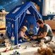 Детский домик-палатка Космос с металлическим каркасом бархат хлопок синий 3099373522 фото 2